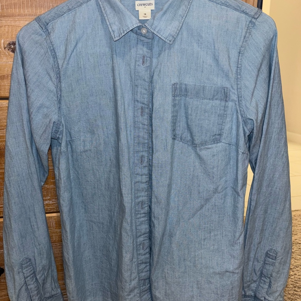 Kids Chambray Button Down